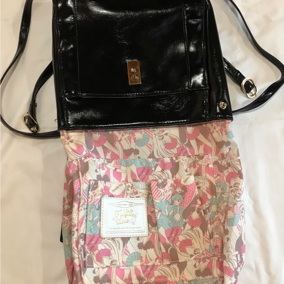 Sailor Moon x Samantha Vega Backpack Rucksack Black without Charm Y2K Black - Picture 2 of 12